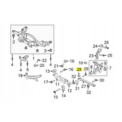 Tuleja wewnętrzna drążka kierowniczego FORD Taurus OE 8G1Z-5A640-B 4896783