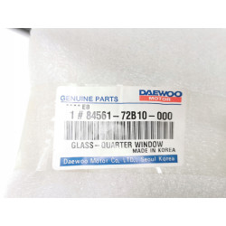 SZYBA BŁOTNIKA/SŁUPKA TYLNA PRAWA DAEWEOO TICO OE 84561-72B10-000