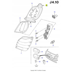 Nakrętka M5 lampa tylna FORD Fiesta 1989-1996 (CX) OE 6662788