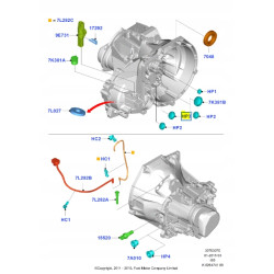 Wtyk, Zewn. el. sterow. przekł. mech. FORD Fiesta 2012- (CCN) 1830280