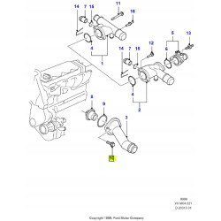 Śruba, Termostat/Obud.I Cz.Towarzyszące FORD Galaxy 1994-2000 (VX) 1469748