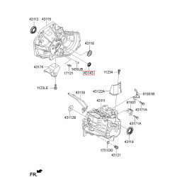 Uszczelniacz wałka sprzęgłowego / 21.4x32x6 / Hyundai I10 I20 43134 02502