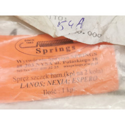 Zestaw sprężyn szczęk hamulcowych SPIRNGS Lanos Nexia Espero ZES/S