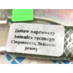 ZESTAW NAPRAWCZY HAMULCA RĘCZNEGO CINQUECENTO SEICENTO PRAWY QKPL