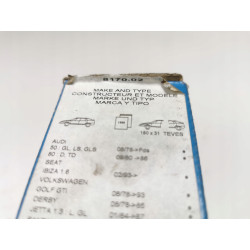 Szczęki hamulcowe tył Audi Seat VV ROULUNDE 8170.02 KBA 60804 8170A 0343