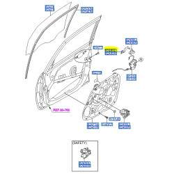 Wspornik uchwytu, drzwi lewy przód Hyundai IX20 2011- OE 82485 1P000