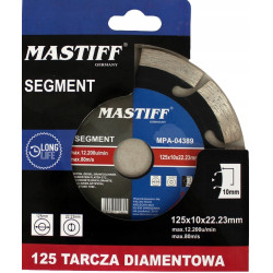 Tarcza listkowa Mastiff 5907580155036 125x22,2mm CENA ZA SZTUKĘ