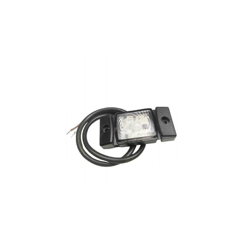 Lampa obrysowa diodowa HOR40, biała 12/24V Horpol LD140 LD 140
