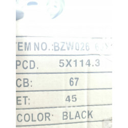 Felga 6Jx15 5x114.3 BZW026