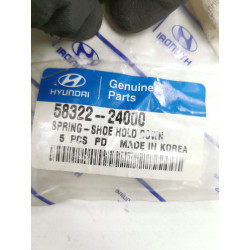 Sprężyna, szczęki hamulcowe tył Hyundai Accent 1999- OE 58322-24000