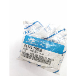 Zacisk zatrzasku do wspornika maski Hyundai Accent 2006- OE 81174 1G000