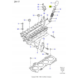Podkładka Regulacyjna 2,50MM FORD Fiesta 1995-2002 (DX) OE 1029214