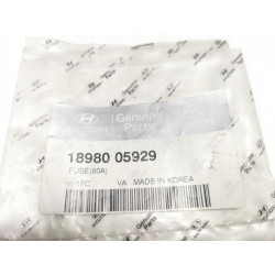 BEZPIECZNIK PŁYTKOWY 80A HYUNDAI I10 I20 I30 OE 18980 05929
