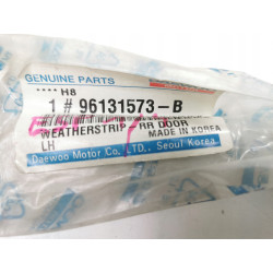 Uszczelka zewnętrzna drzwi / szyby lewy tył Daewoo Espero OE 96131573-B