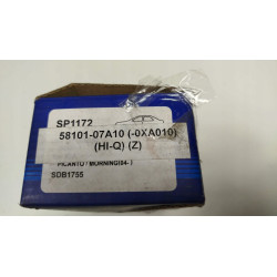 Zestaw klocków hamulcowych, hamulce tarczowe Hi-Q 58101-07A10 SP1172