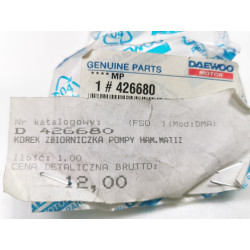 KOREK ZBIORNIKA PŁYNU POMPY HAMULCOWEJ DAEWOO MATIZ 1998- OE 426680