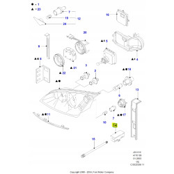 Odstępnik, dystans lampy przód FORD Mondeo 2000-2007 (GE) OE 1125286