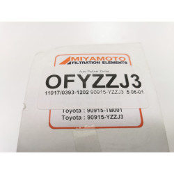 Filtr oleju MIYAMOTO Toyota Corrola Camry 90915-YZZJ3