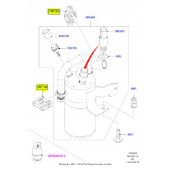 Zacisk, układ klimatyzacji FORD Fiesta 01-08 / Fusion 01-12 (CBK) 3433363