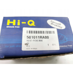 KLOCKI HAMULCOWE PRZÓD Hi-Q HYUNDAI i20 KIA RIO III 581011RA00 SP1399