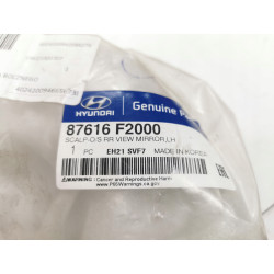 Obudowa, osłona lusterka lewego Hyundai Elantra 2015- OE 87616 F2000